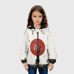 Куртка с капюшоном детская Самурай на коне, цвет: 3D-черный — фото 2