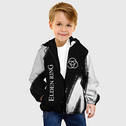 Куртка с капюшоном детская Elden Ring - Brush, цвет: 3D-черный — фото 2