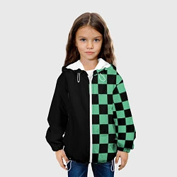 Куртка с капюшоном детская КОСТЮМ TANJIRO KAMADO ТАНДЖИРО, цвет: 3D-белый — фото 2