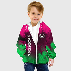 Куртка с капюшоном детская NEON HONDA НЕОН ХОНДА, цвет: 3D-белый — фото 2