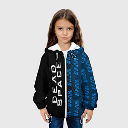 Куртка с капюшоном детская Dead Space - Strokes Pattern, цвет: 3D-белый — фото 2