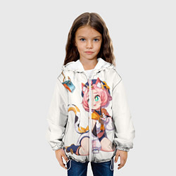 Куртка с капюшоном детская Diona Katzlein Cocktail, цвет: 3D-белый — фото 2