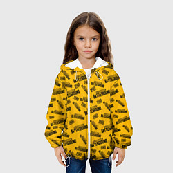 Куртка с капюшоном детская PUBG ПАБГ, цвет: 3D-белый — фото 2