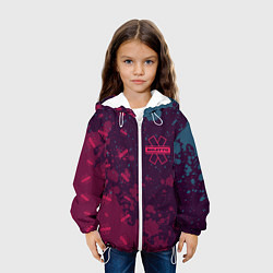 Куртка с капюшоном детская Niletto - Splash Pattern, цвет: 3D-белый — фото 2