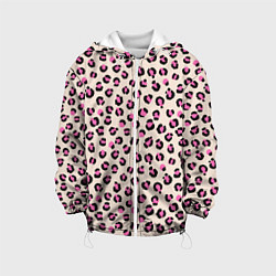 Детская куртка Леопардовый принт розовый