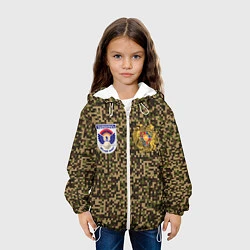 Куртка с капюшоном детская Вооруженные силы Армении, цвет: 3D-белый — фото 2