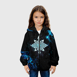 Куртка с капюшоном детская Supernova, цвет: 3D-черный — фото 2