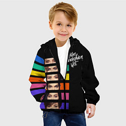 Куртка с капюшоном детская Семейство Кардашьян, цвет: 3D-черный — фото 2