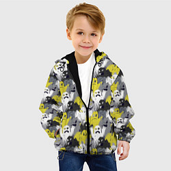 Куртка с капюшоном детская Привидения, цвет: 3D-черный — фото 2
