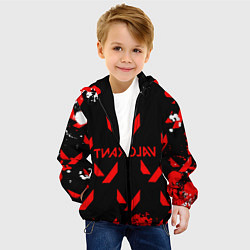 Куртка с капюшоном детская Valorant,, цвет: 3D-черный — фото 2