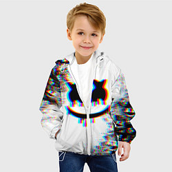Куртка с капюшоном детская MARSHMELLOW GLITCH, цвет: 3D-белый — фото 2