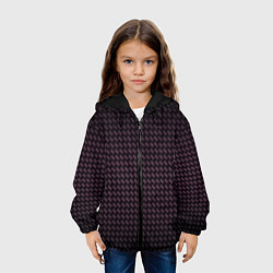 Куртка с капюшоном детская Неоновая мозаика, цвет: 3D-черный — фото 2