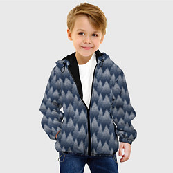 Куртка с капюшоном детская Еловый Лес, цвет: 3D-черный — фото 2