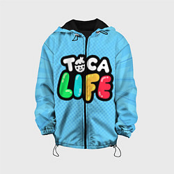 Куртка с капюшоном детская Toca Life: Logo, цвет: 3D-черный