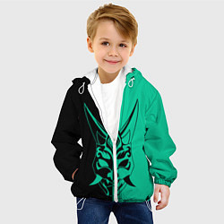 Куртка с капюшоном детская СПЛИТ МАСКА СЯО, цвет: 3D-белый — фото 2