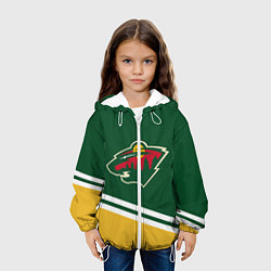 Куртка с капюшоном детская Minnesota Wild NHL, цвет: 3D-белый — фото 2