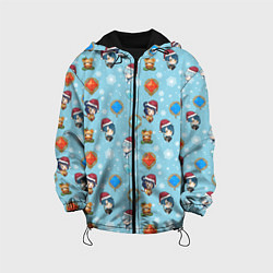 Куртка с капюшоном детская Genshin Impact Pattern, цвет: 3D-черный