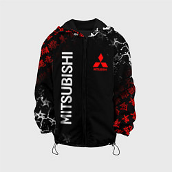 Куртка с капюшоном детская MITSUBISHI SAMURAI JAPAN STYLE ИЕРОГЛИФЫ, цвет: 3D-черный