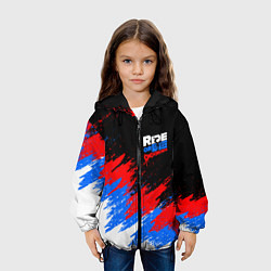 Куртка с капюшоном детская RIDE OR DIE RUSSIA EXTREME, цвет: 3D-черный — фото 2