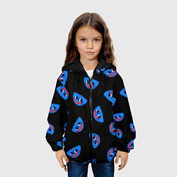 Куртка с капюшоном детская Huggy Wuggy Pattern, цвет: 3D-черный — фото 2