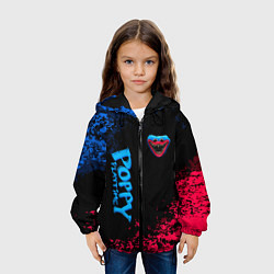Куртка с капюшоном детская Poppy Playtime, цвет: 3D-черный — фото 2