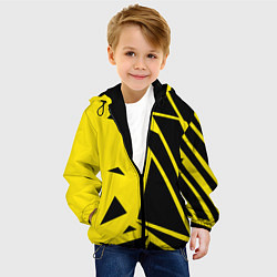 Куртка с капюшоном детская Цвета победы, цвет: 3D-черный — фото 2