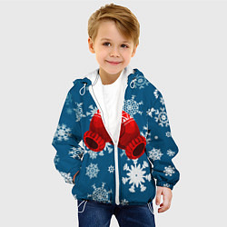 Куртка с капюшоном детская ЗИНИИ ПЕРЧАТКИ ОТ ХОЛОДА, цвет: 3D-белый — фото 2