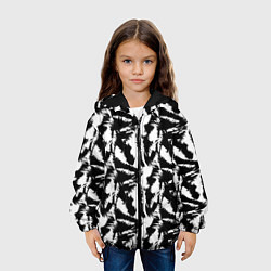 Куртка с капюшоном детская Шкура Белого Тигра, цвет: 3D-черный — фото 2
