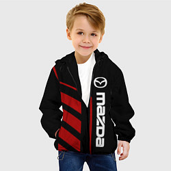 Куртка с капюшоном детская МАЗДА MAZDA, цвет: 3D-черный — фото 2