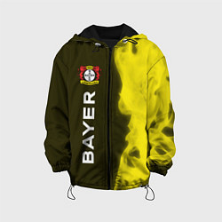 Куртка с капюшоном детская БАЙЕР - Огонь Вертикально, цвет: 3D-черный