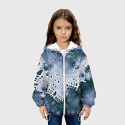 Куртка с капюшоном детская Коллекция Journey Синий 592-1, цвет: 3D-белый — фото 2