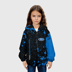 Куртка с капюшоном детская FORD PERFORMANCE - Краска, цвет: 3D-черный — фото 2