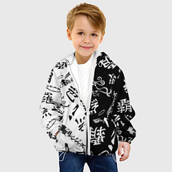 Куртка с капюшоном детская Tokyo Revengers Black & White, цвет: 3D-белый — фото 2
