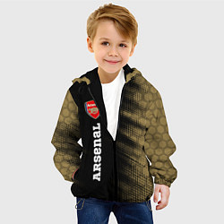 Куртка с капюшоном детская АРСЕНАЛ Arsenal - Полутона, цвет: 3D-черный — фото 2