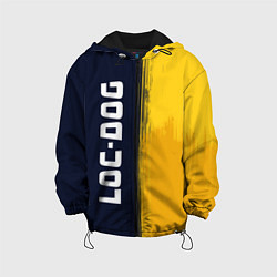 Куртка с капюшоном детская LOC-DOG - Краска, цвет: 3D-черный