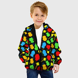 Куртка с капюшоном детская SOUTH PARK ЮЖНЫЙ ПАРК НОВОГОДНИЙ УЗОР, цвет: 3D-черный — фото 2