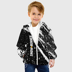 Куртка с капюшоном детская SnowRunner Logo, цвет: 3D-белый — фото 2