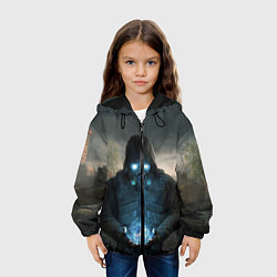 Куртка с капюшоном детская Сталкер2 Одиночка, цвет: 3D-черный — фото 2