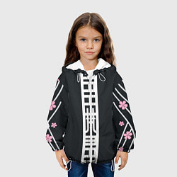 Куртка с капюшоном детская ЧЕРНЫЕ ДРАКОНЫ BLACK DRAGON, цвет: 3D-белый — фото 2