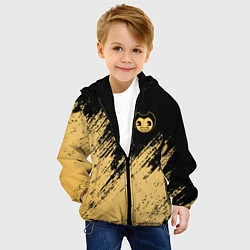 Куртка с капюшоном детская Bendy and the ink machine - Вектор, цвет: 3D-черный — фото 2