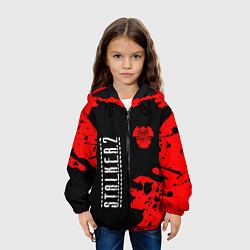 Куртка с капюшоном детская STALKER 2 Краски, цвет: 3D-черный — фото 2