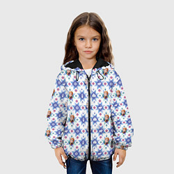 Куртка с капюшоном детская Pattern Frozen, цвет: 3D-черный — фото 2