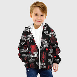 Куртка с капюшоном детская WATCH DOGS LEGION REVOLUTION PATTERN, цвет: 3D-белый — фото 2