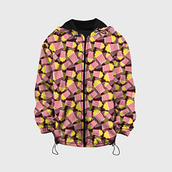 Куртка с капюшоном детская Попкорн Popcorn, цвет: 3D-черный