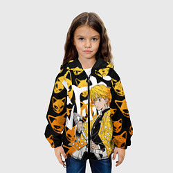 Куртка с капюшоном детская ЗЕНИЦУ ZENITSU СТИЛЬ ГРОМА, цвет: 3D-черный — фото 2