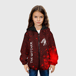 Куртка с капюшоном детская ВЕДЬМАК Краски, цвет: 3D-черный — фото 2