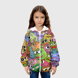 Куртка с капюшоном детская Pepe BOMBING, цвет: 3D-белый — фото 2