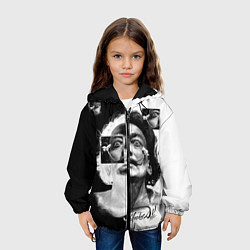 Куртка с капюшоном детская Salvador Dali - Сальвадор Дали, цвет: 3D-черный — фото 2