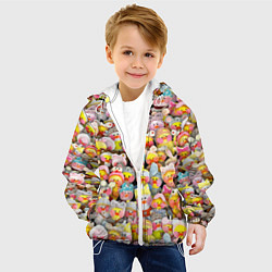 Куртка с капюшоном детская Уточки Лалафанфан, цвет: 3D-белый — фото 2