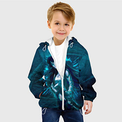 Куртка с капюшоном детская Джесси BRAWL STARS реалистичная, цвет: 3D-белый — фото 2